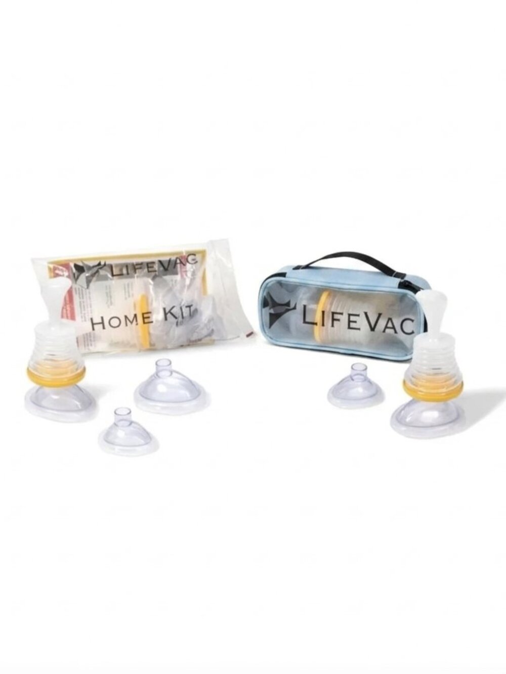 LifeVac Blue Travel Kit 2 Pack - Portable Suction Device NEW